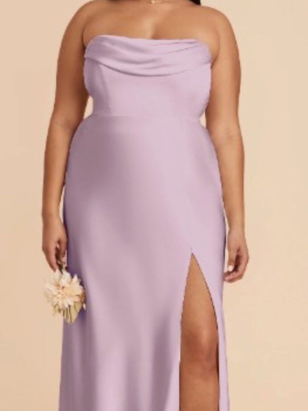 Birdy Grey Lavendar Matte Satin Mia Dress